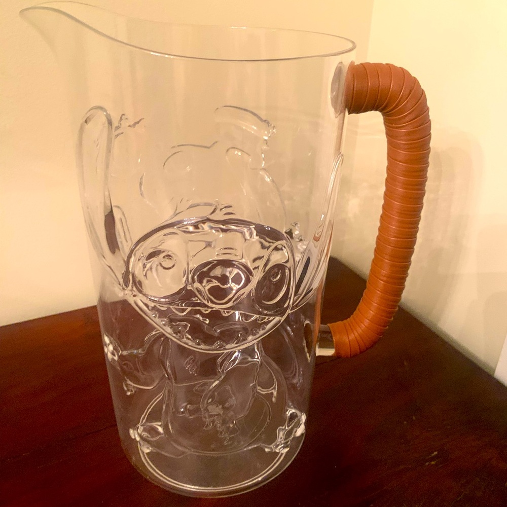 Disney lilo & stitch gallon acryllic pitcher with wrapped handle